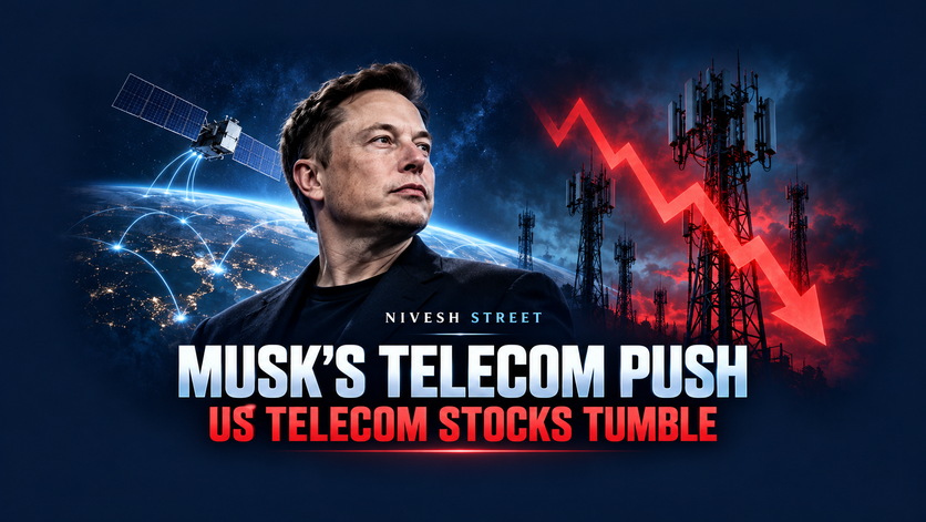 Elon Musk’s Starlink Mobile Push Sends US Telecom Stocks Tumbling